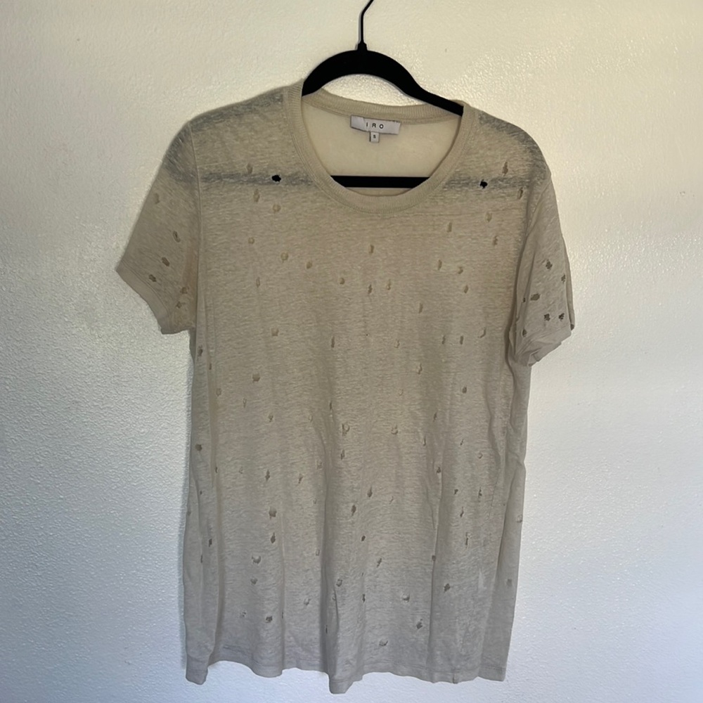 Iro distressed tee
